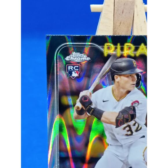 2024 Topps Chrome - Henry Davis #260 RayWave Refractor (RC) - Picture 3 of 6